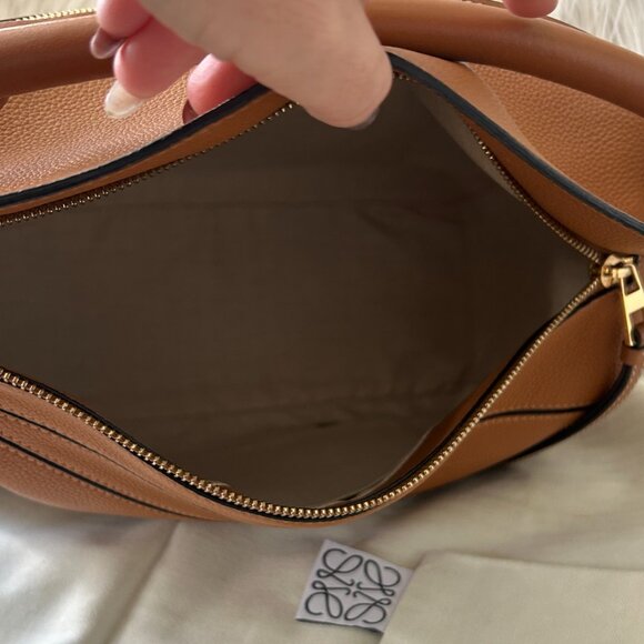 Loewe Edge Puzzle Bag, Large, Tan, with Dust Bag - Picture 12 of 15